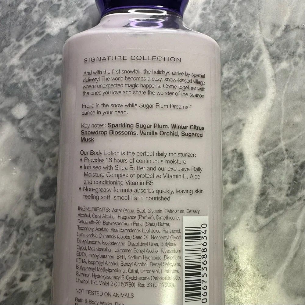 Bath‎ and Body Works Lotion Sugar Plum Dream